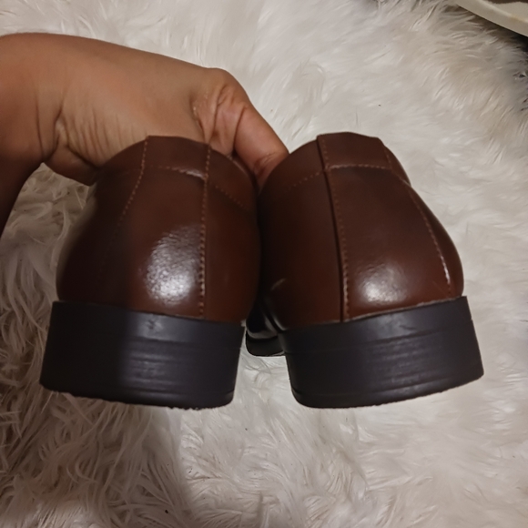 Men brown elegant casual pointed toe shoes - Picture 6 of 14